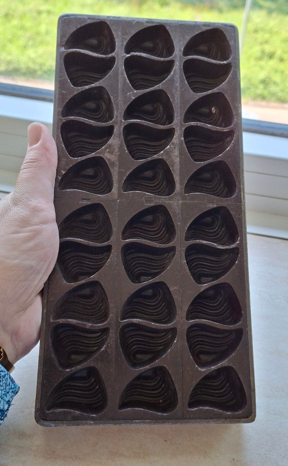 Vintage chocolade vorm van bakeliet, Antiek en Kunst, Ophalen of Verzenden