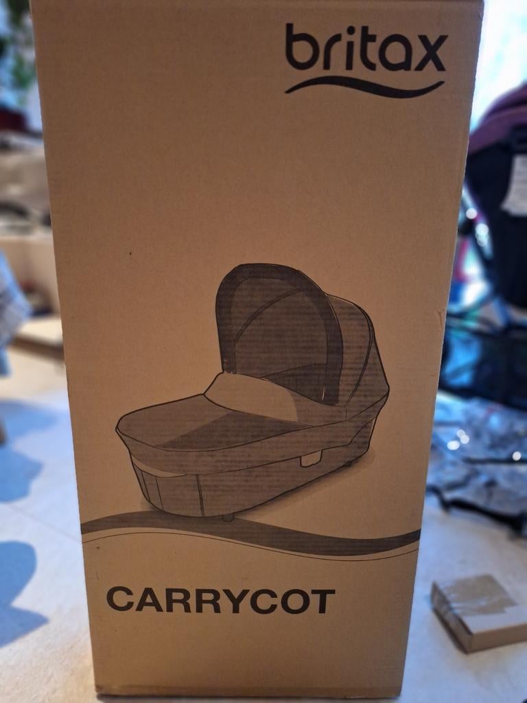 Britax Römer Hard Carrycot B-Motion Reiswieg Cosmos Zwart, Zo goed als nieuw, Met reiswieg, Ophalen, Kinderwagen