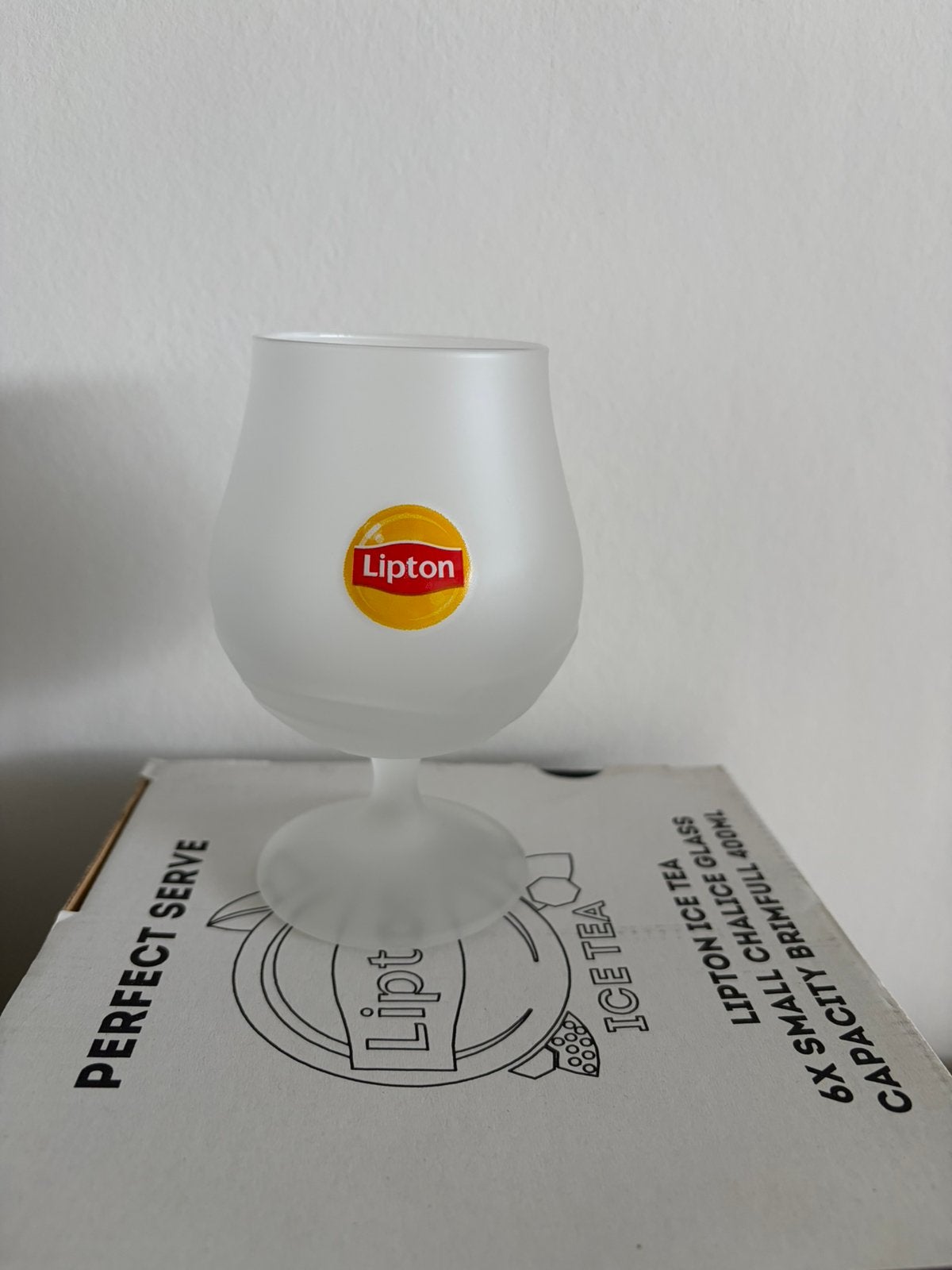 Lipton Ice glazen 400ml, Verzamelen, Ophalen, Nieuw, Frisdrankglas