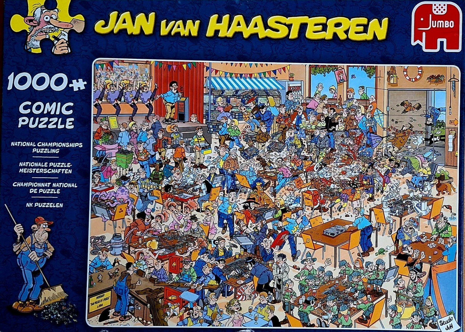 J.V.Haasteren: NK puzzelen 1000 stukjes, Ophalen, 500 t/m 1500 stukjes, Zo goed als nieuw