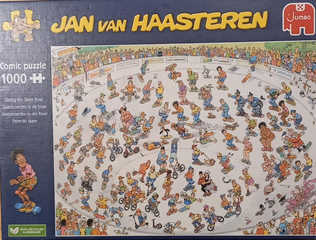 JvH Skateboarden in de bowl, Ophalen of Verzenden, Minder dan 500 stukjes