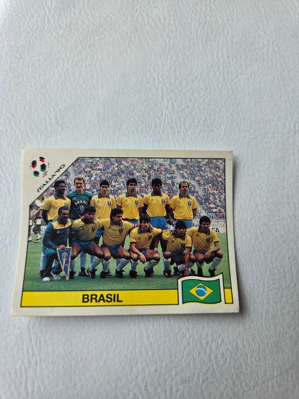 Panini WK 90, Verzamelen, Sportartikelen en Voetbal, Ophalen of Verzenden, Zo goed als nieuw, Buitenlandse clubs, Poster, Plaatje of Sticker