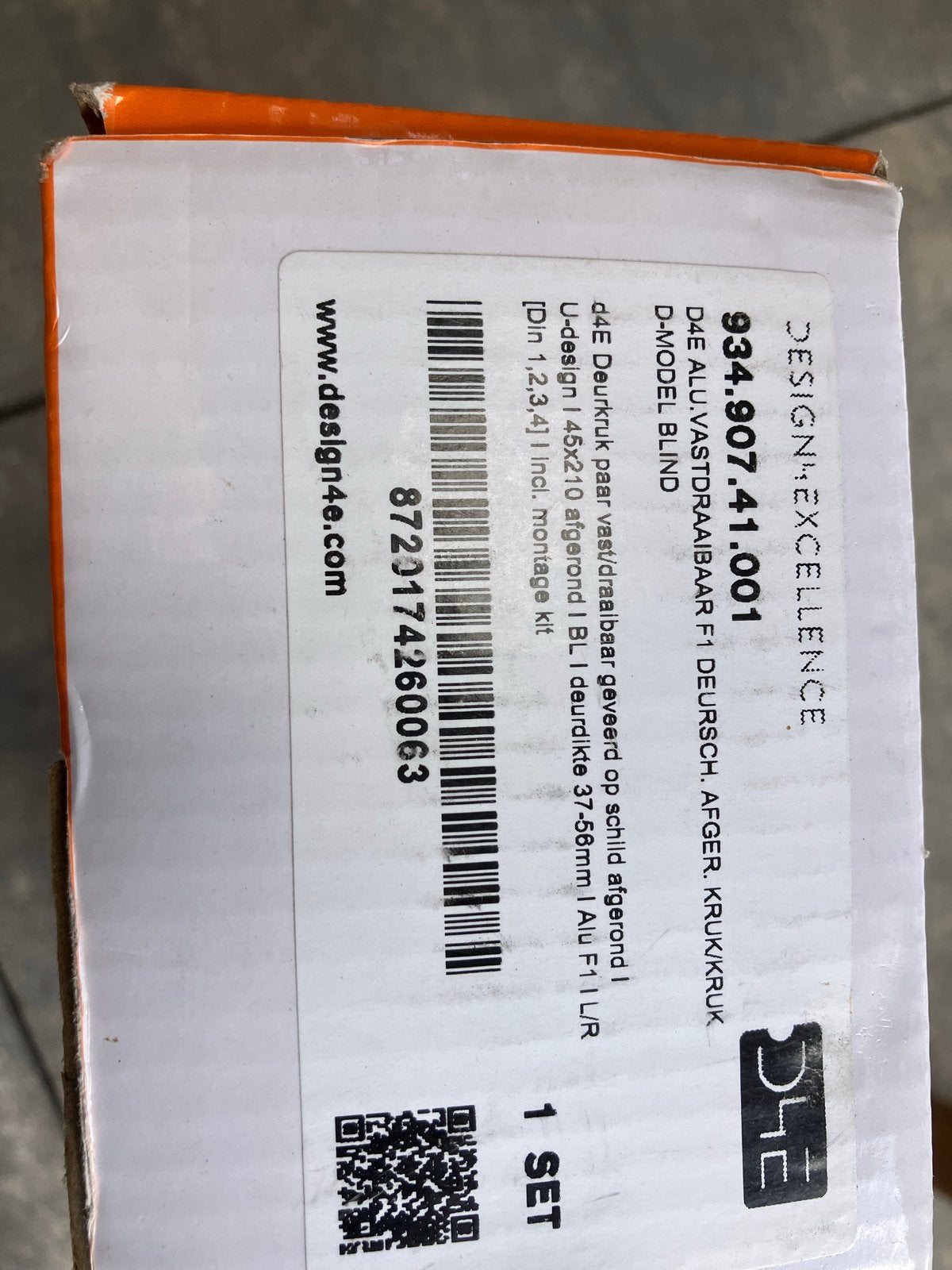 2 sets Deurkruk vast/draaibaar op schild afgerond, Ophalen of Verzenden, Nieuw, Overige materialen, Klink of Kruk