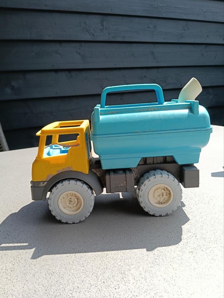 Playmobil vrachtwagen met watertank 9144, Ophalen