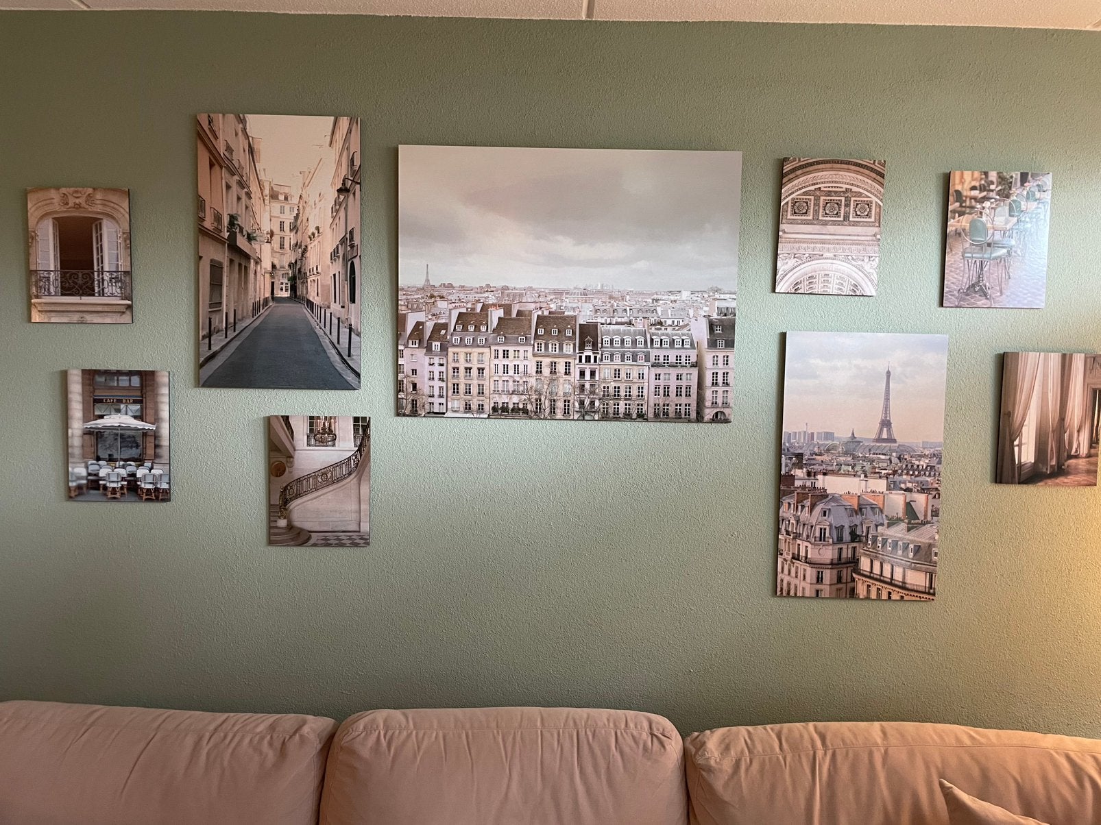 Ikea muur decoratie parijs, Ophalen