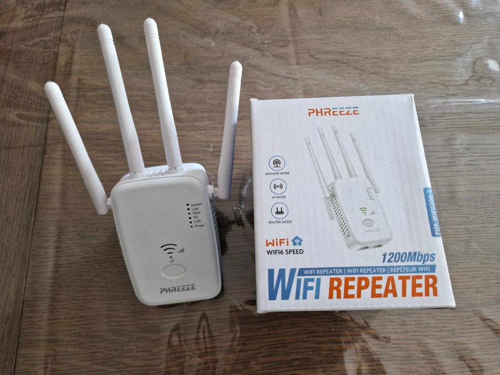 Wifi repeater, Ophalen, Gebruikt