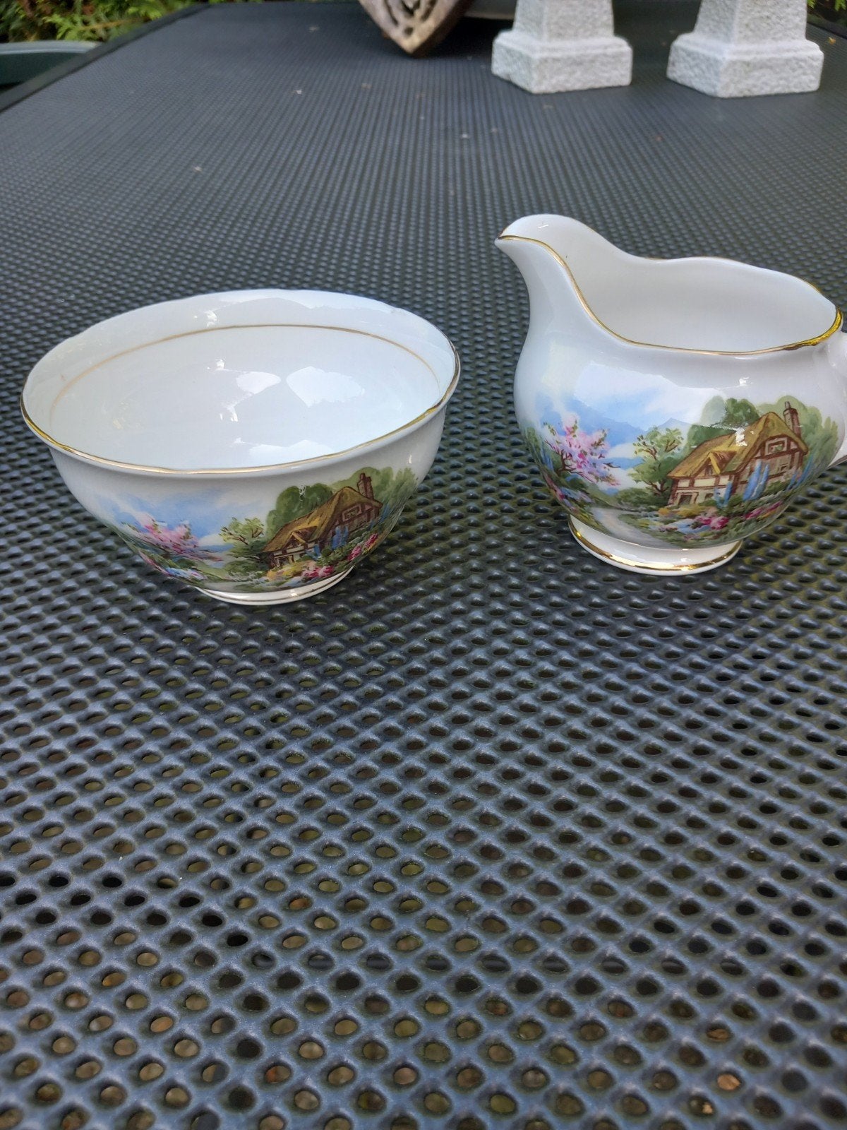 Royal Vale roomstel Bone China England, Antiek en Kunst, Ophalen of Verzenden