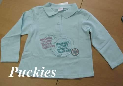 Maat 80 Lichtgroene Dirkje polo l/s NIEUW (8212), Kinderen en Baby's, Babykleding | Maat 80, Meisje, Dirkje, Nieuw, Ophalen of Verzenden