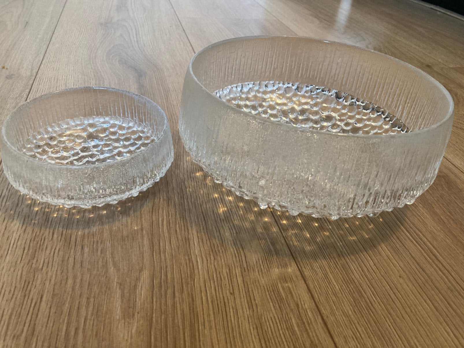 Iittala schalen, groot & klein, Huis en Inrichting, Ophalen of Verzenden, Overige stijlen, Glas, Schaal of Schalen