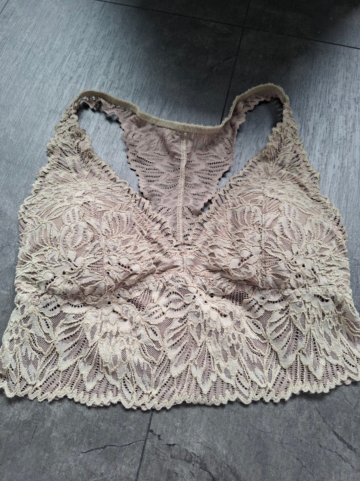 Moost Wanted bralette top mt. L - Uitstekende staat, Moost Wanted, Ophalen of Verzenden, Beige, BH