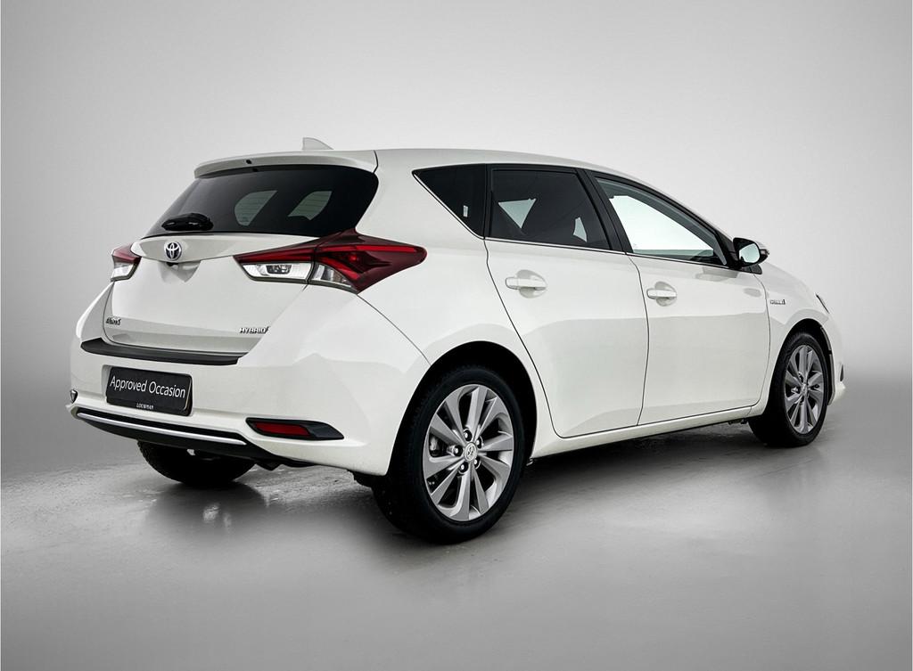 Toyota Auris 1.8 Hybrid Dynamic | 17" Lichtmetalen velgen |, 12 maanden, Gebruikt, 4 cilinders, Wit