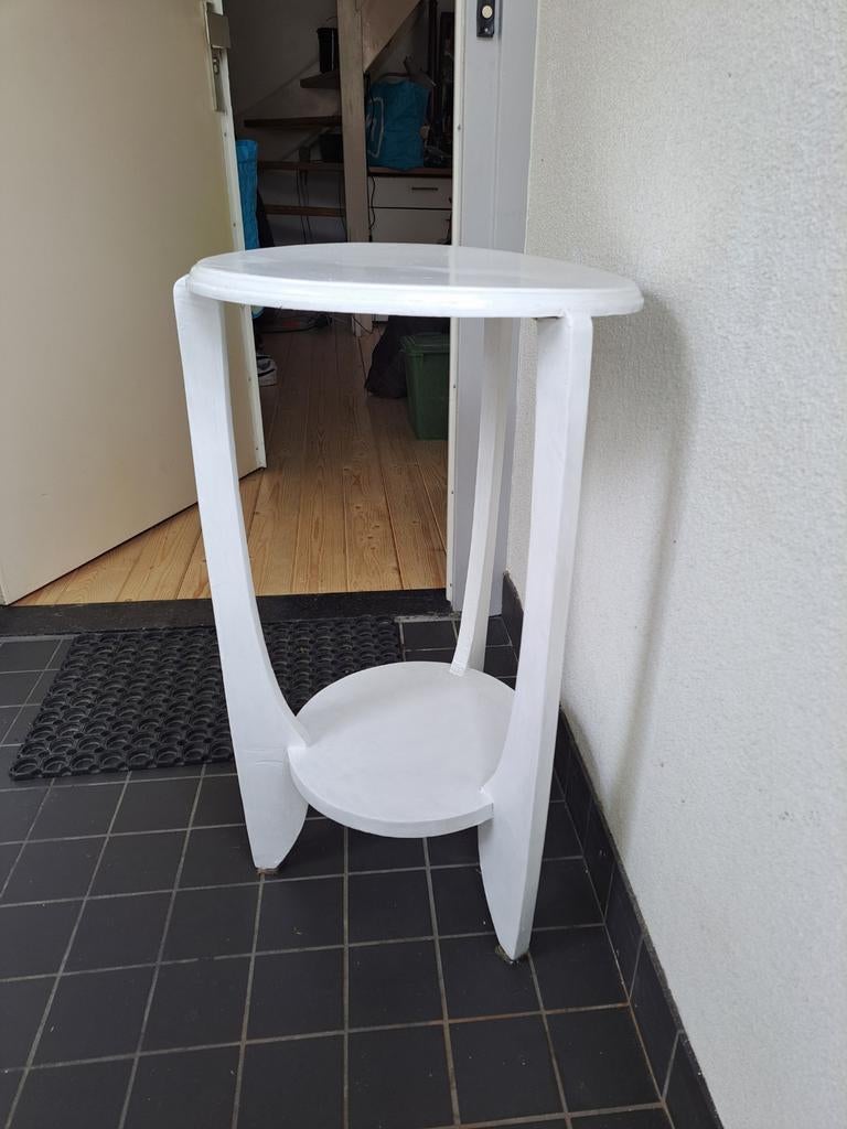Tafeltje Amsterdamse school, Ophalen, 50 tot 100 cm, 25 tot 50 cm, Eikenhout