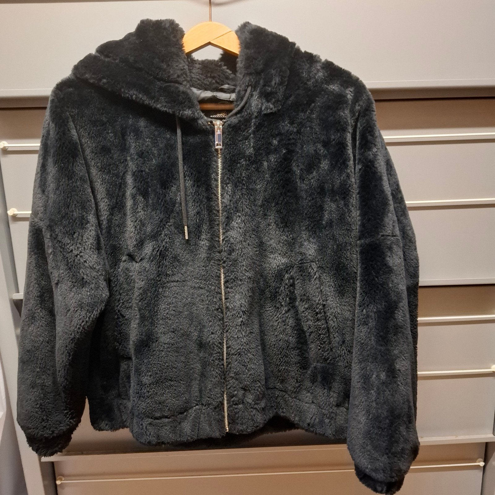 dames (winter) jas mt M, Maat 38/40 (M), Zwart, Ophalen of Verzenden, Zo goed als nieuw