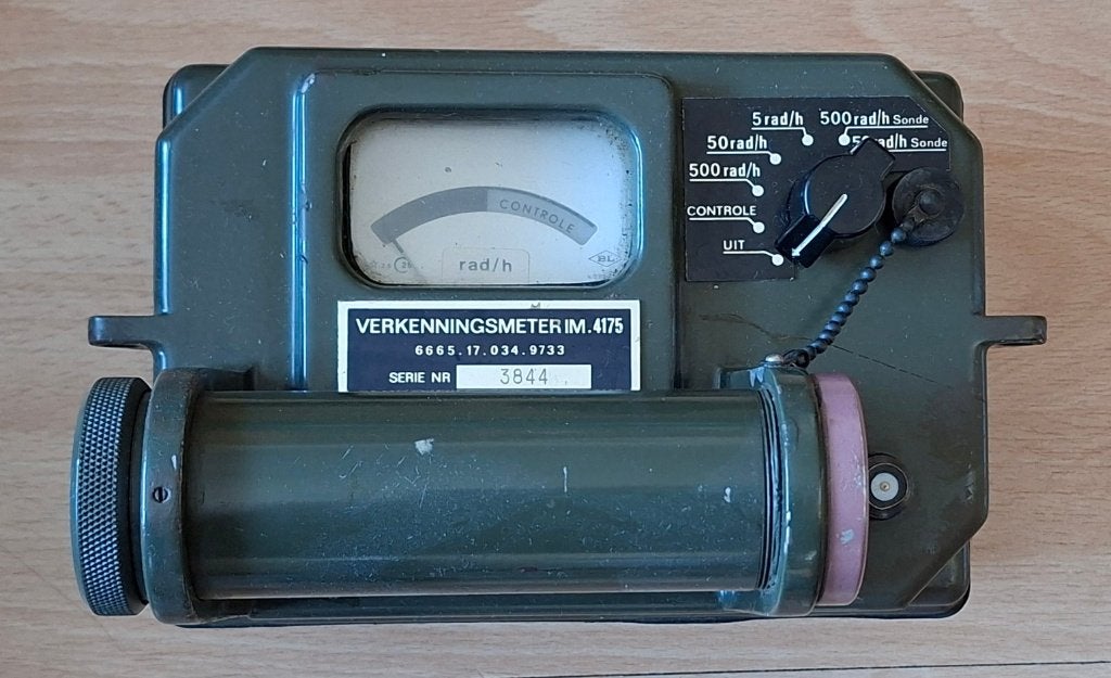 Geigerteller besmettingsmeter defensie IM4175, Verzamelen, Ophalen of Verzenden, Overige typen