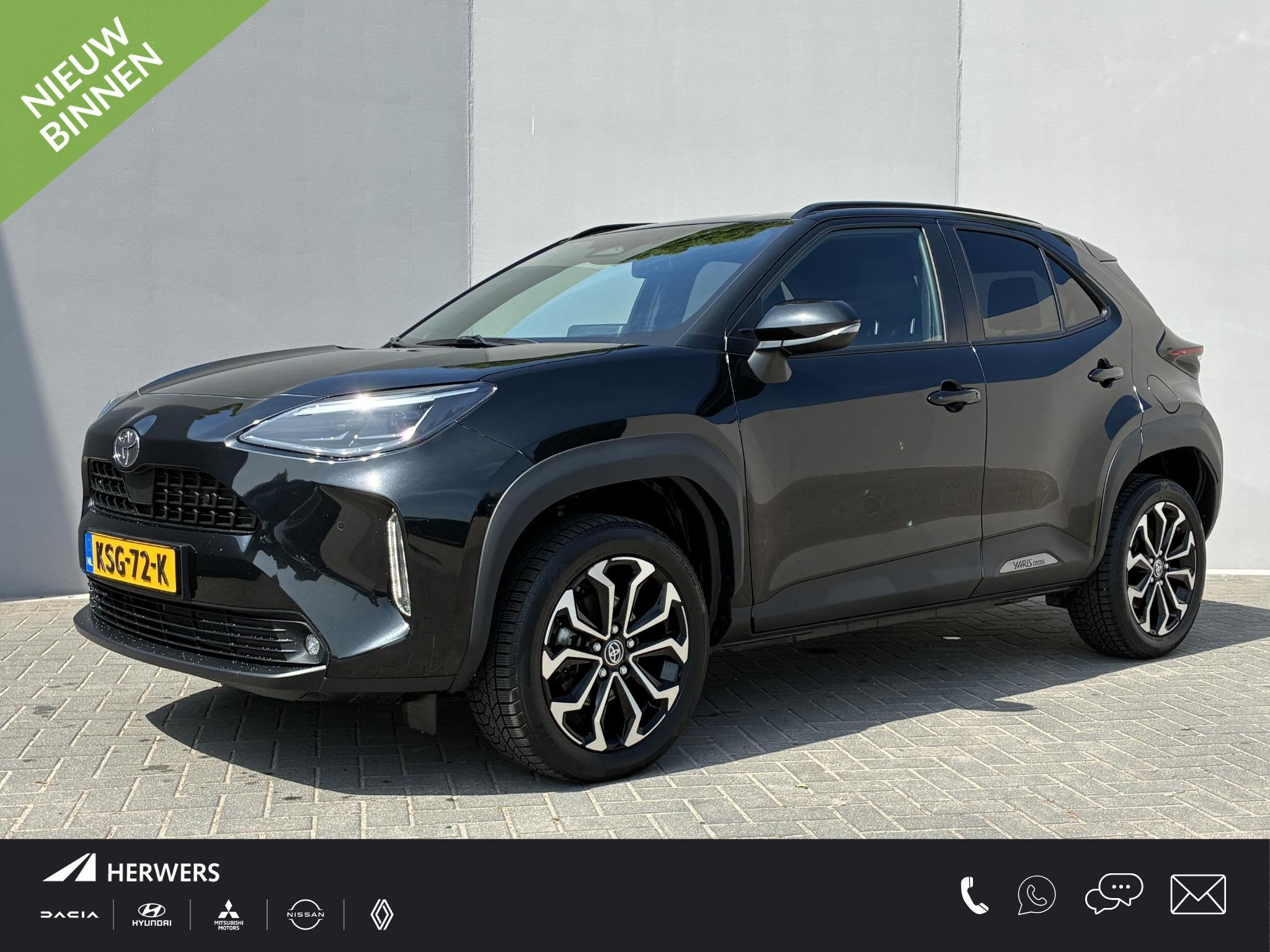 Toyota Yaris Cross 1.5 Hybrid 115 Dynamic / Dealer onderhoud, Auto's, Stof, Gebruikt, 1165 kg, 116 pk