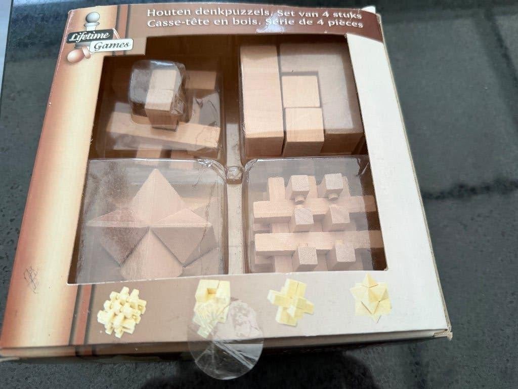 Denk draaipuzzel van hout, Hobby en Vrije tijd, Een of twee spelers, Ophalen of Verzenden, Nieuw, Lifetime Games