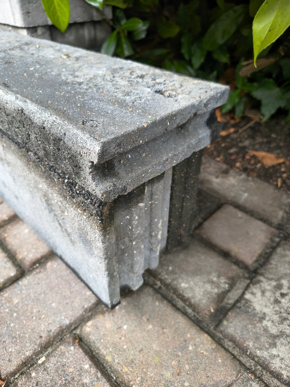 4 betonnen opsluitbanden antraciet 15x5 cm, Ophalen, Gebruikt, Antraciet, Overige typen