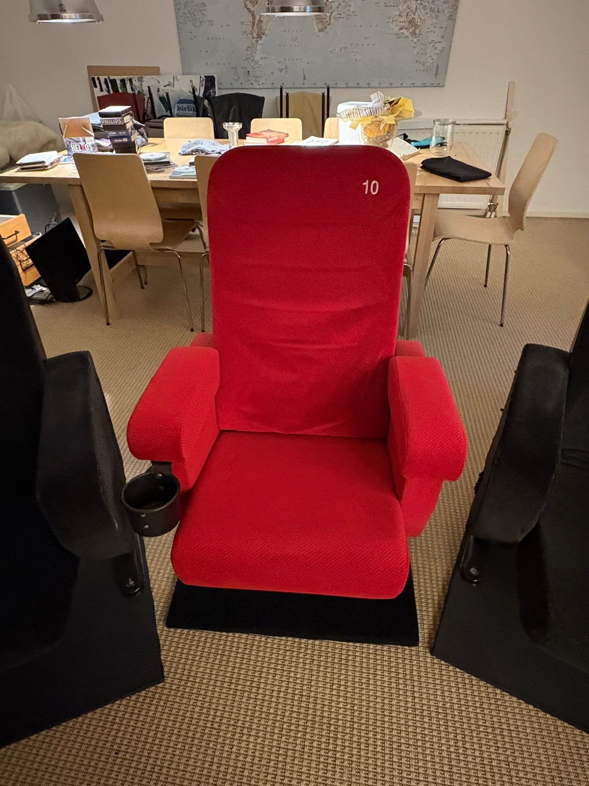 Bioscoop stoelen, Ophalen, Gebruikt, 75 tot 100 cm