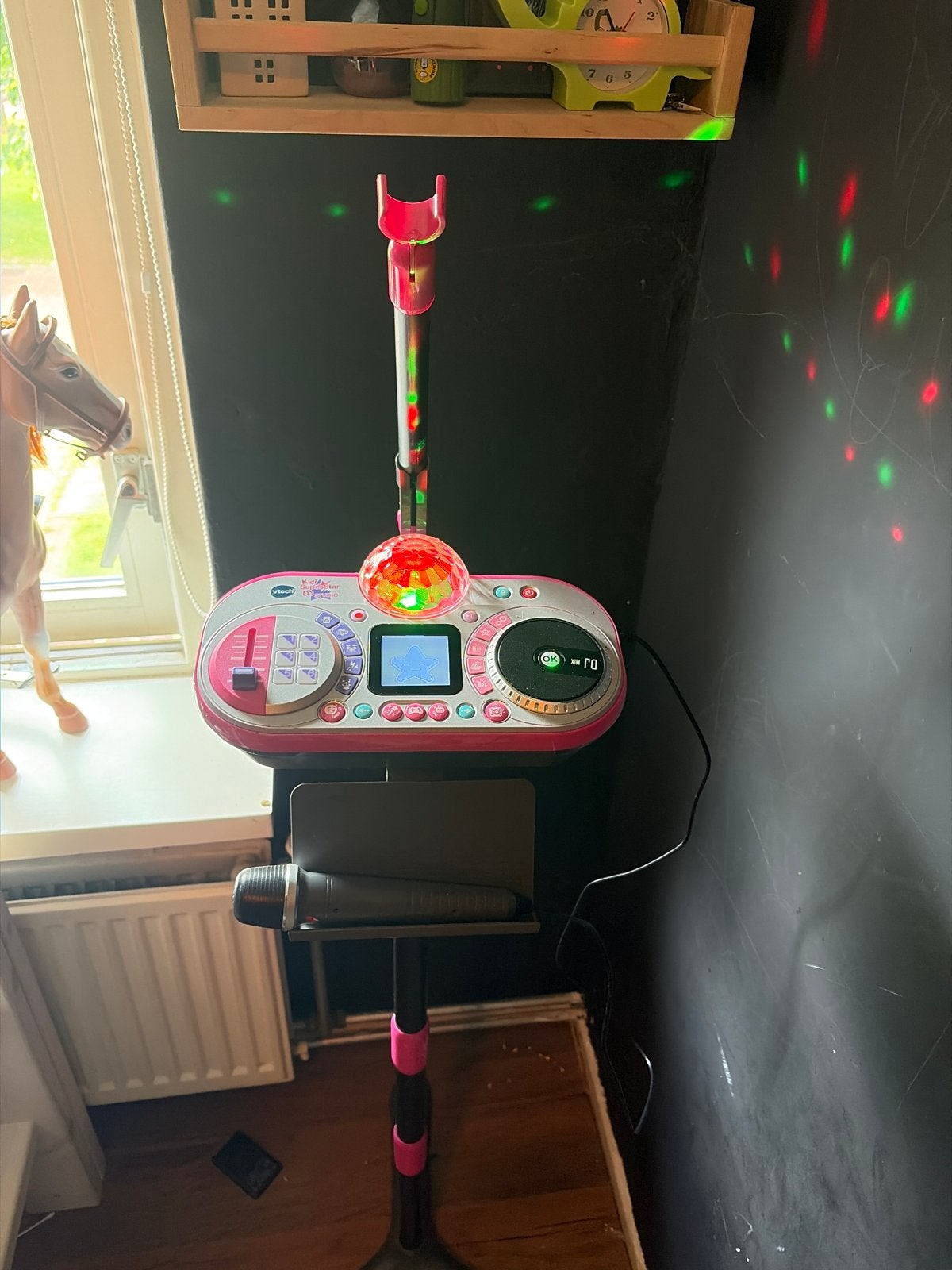 VTech Kidi Super Star DJ Studio Karaoke Set met Microfoon, Ophalen, Zo goed als nieuw, Complete set