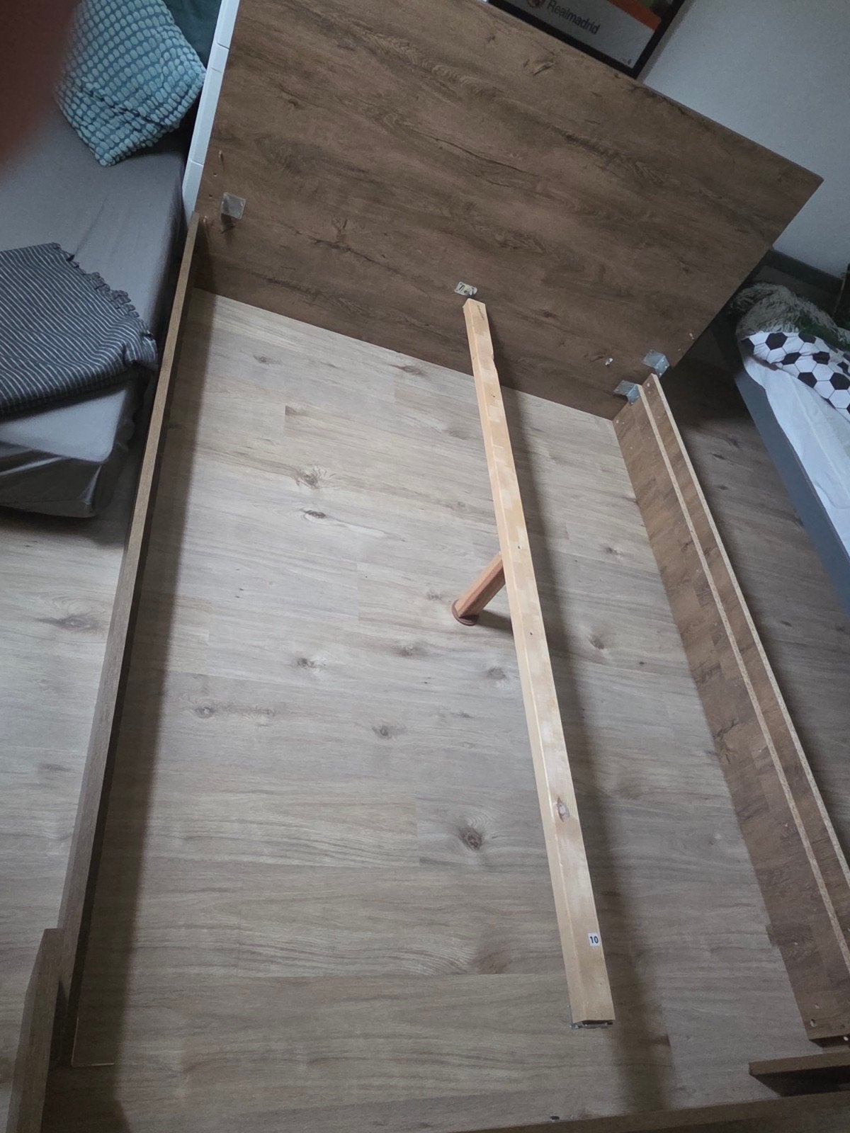 Bed ombouw 210x170 cm (excl. lattenbodem/matras), Gebruikt, 210 cm, Tweepersoons, Ophalen of Verzenden