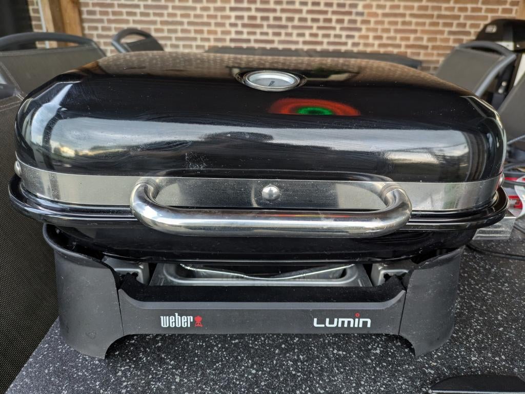 Weber Lumin Compact elektrische barbecue, Ophalen, Zo goed als nieuw, Weber