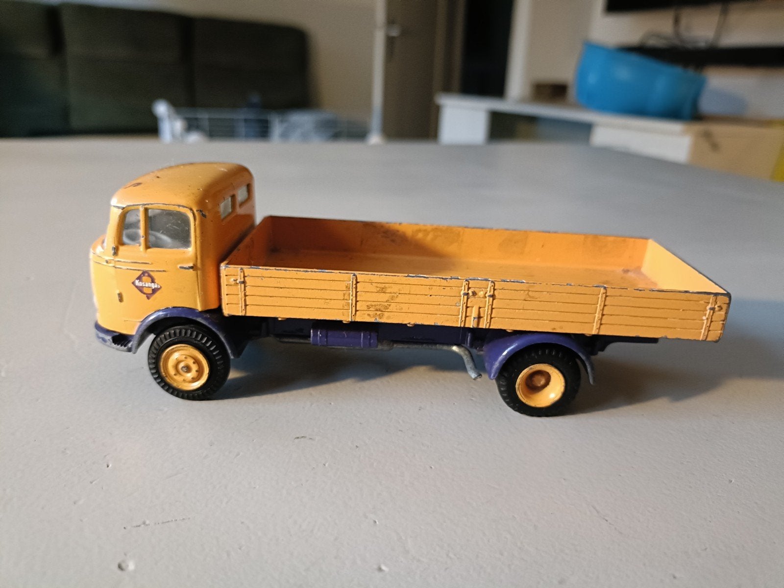 vintage Tekno Denmark No. 911 Mercedes-Benz LP 322 Kosangas, Hobby en Vrije tijd, Ophalen of Verzenden, Gebruikt, Auto, Overige merken