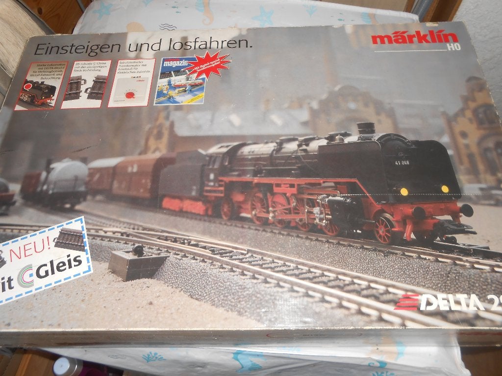Märklin 29605, Delta digitale start set met stoomlok. Br 41, Hobby en Vrije tijd, Modeltreinen | H0, Wisselstroom, Treinset, Analoog