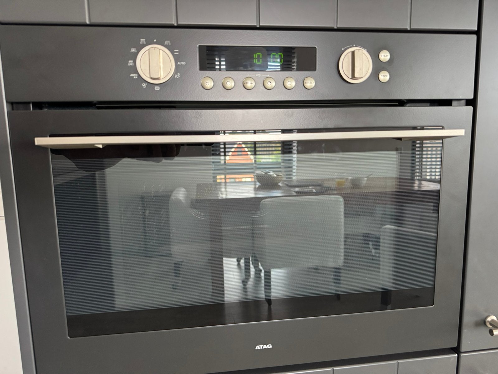 Te koop ATAG CX4492 combi oven inbouw 45cm (defect), Ophalen, 45 tot 50 cm, Gebruikt, Combi-oven