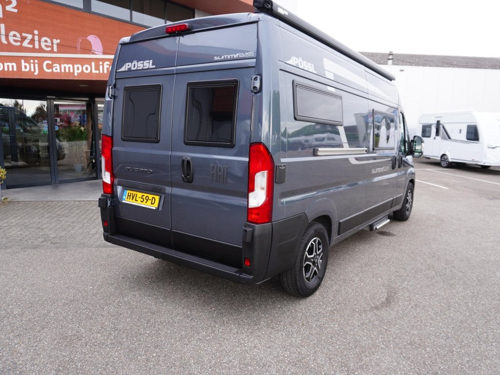 Pössl Summit Shine 600 L ALS NIEUW EN COMPLEET, Caravans en Kamperen, Campers, Automaat, Luifel, Buscamper of Camperbus, Ringverwarming