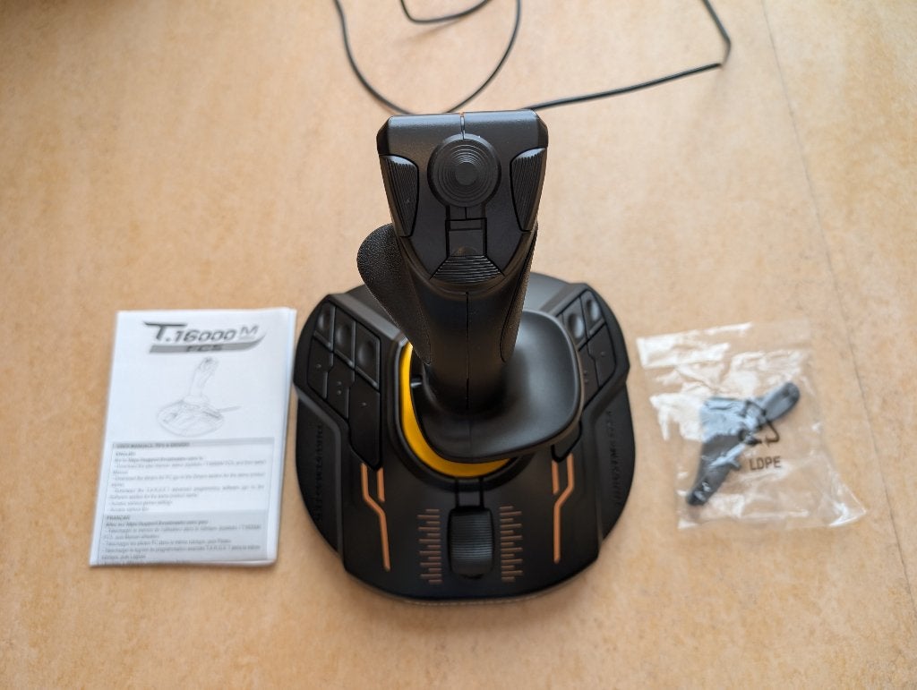 Thrustmaster T.16000M FCS Flight Stick, Computers en Software, Joysticks, Ophalen, Zo goed als nieuw, Thustmaster