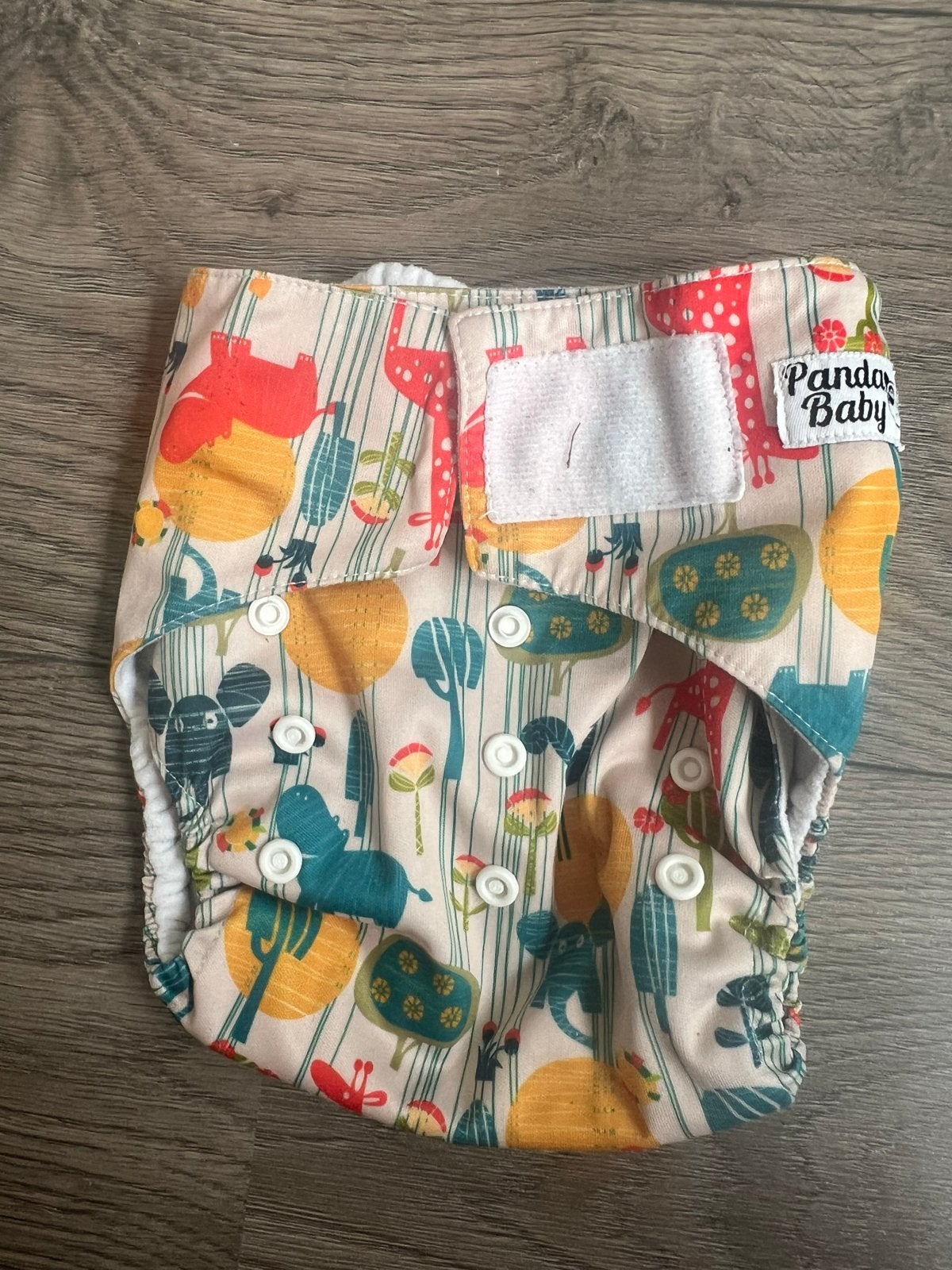 Wasbare zwemluier Panda Baby met jungle print, Kinderen en Baby's, Ophalen of Verzenden, Gebruikt, Jongetje of Meisje