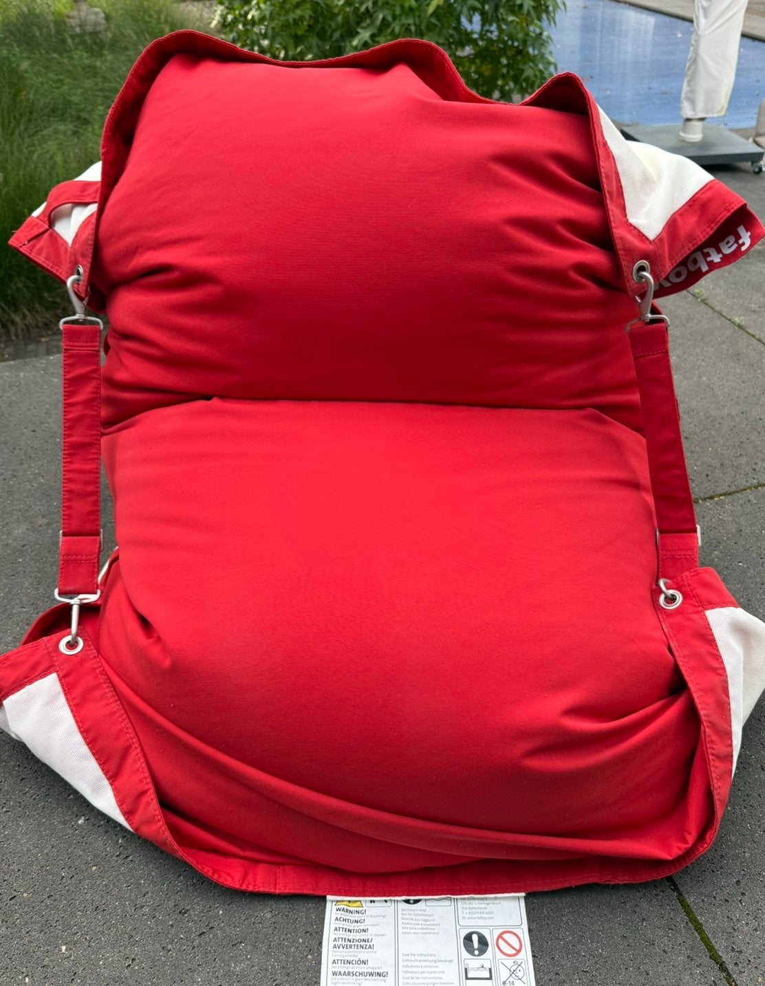 Fatboy Floatzac rood nieuw, Ophalen, Nieuw, Rood, Zitzak