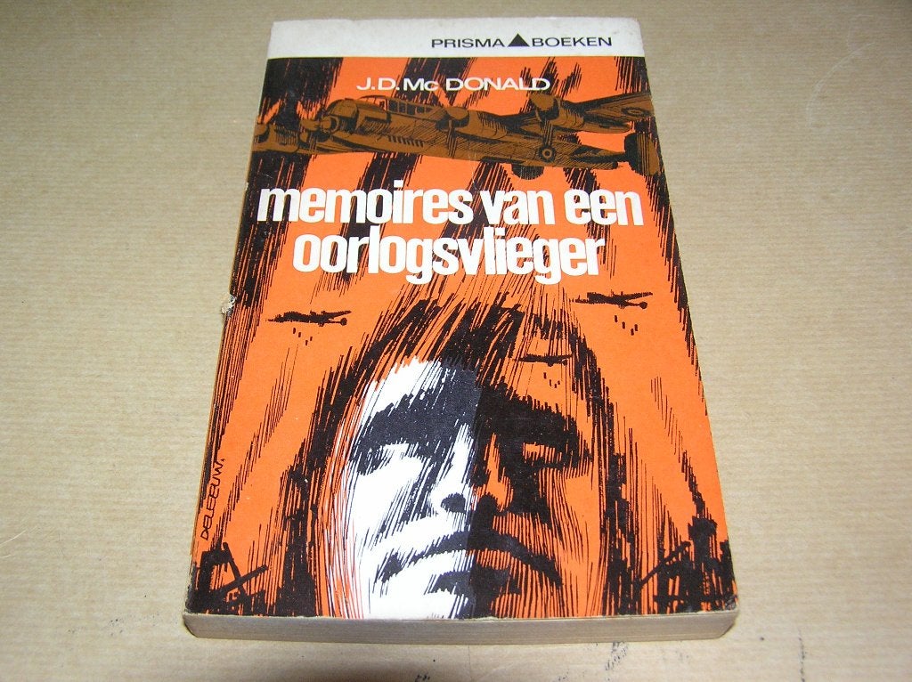  Memoires van een oorlogsvlieger- J.D. McDonald, Gelezen, Europa overig, Ophalen of Verzenden, J.D. McDonald