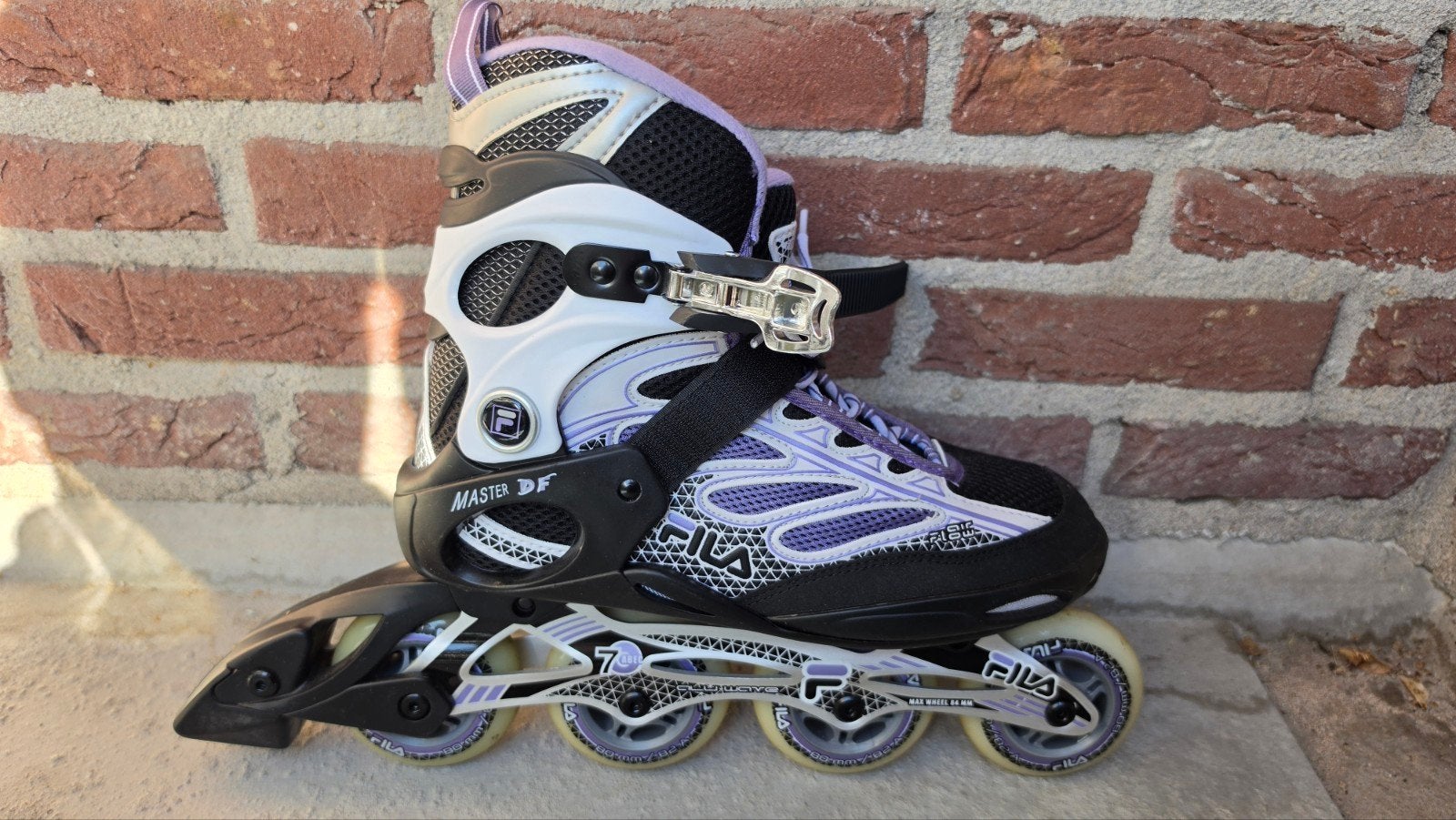 Fila Master DF inline skates met bescherming - Maat 40, Ophalen of Verzenden, Zo goed als nieuw, Dames, Inline skates 4 wielen