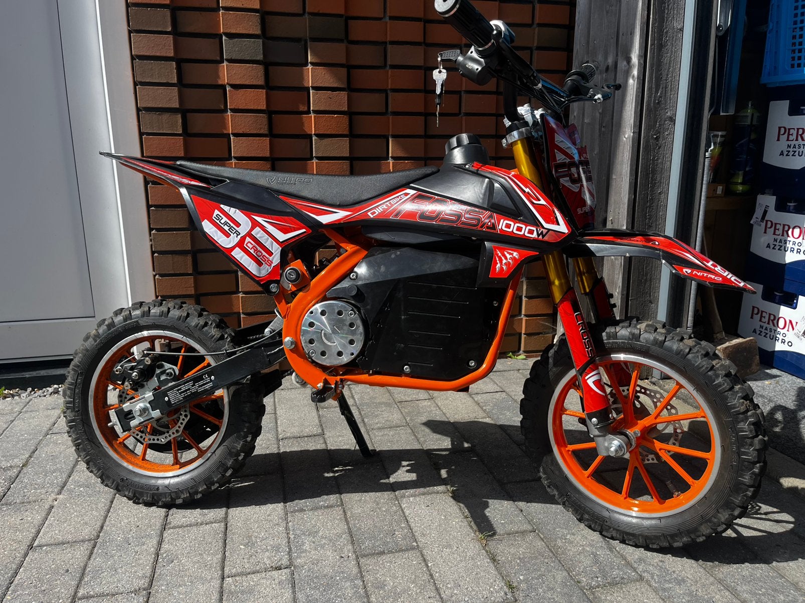 Elektrische pitbike., Fietsen en Brommers, Ophalen, Zo goed als nieuw, Pitbike