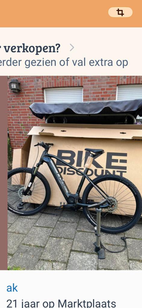 E mtb cube hybrid 625, 57 cm of meer, Ophalen of Verzenden, Nieuw, Overige merken