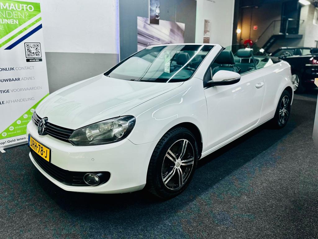 Volkswagen Golf Cabriolet 1.4 TSI - Automaat - DPC V+A - ELK, Auto's, Euro 5, 730 kg, Gebruikt, Zwart