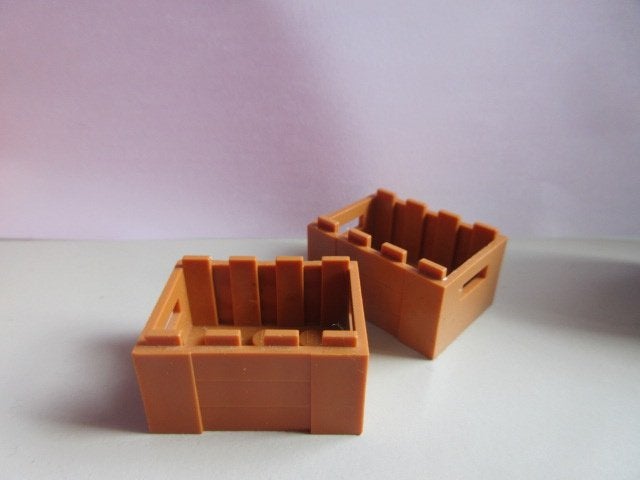 nr. 3992, 2 kratjes, 30150 Container., Ophalen of Verzenden, Zo goed als nieuw, Complete set, Lego