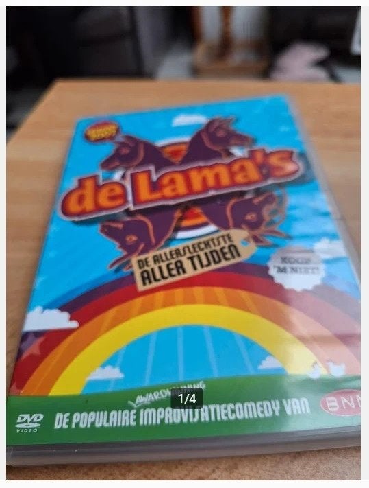 Dvd de lama's, de allerslechtste aller tijden hh, Alle leeftijden, Ophalen of Verzenden, Zo goed als nieuw, Stand-up of Theatershow