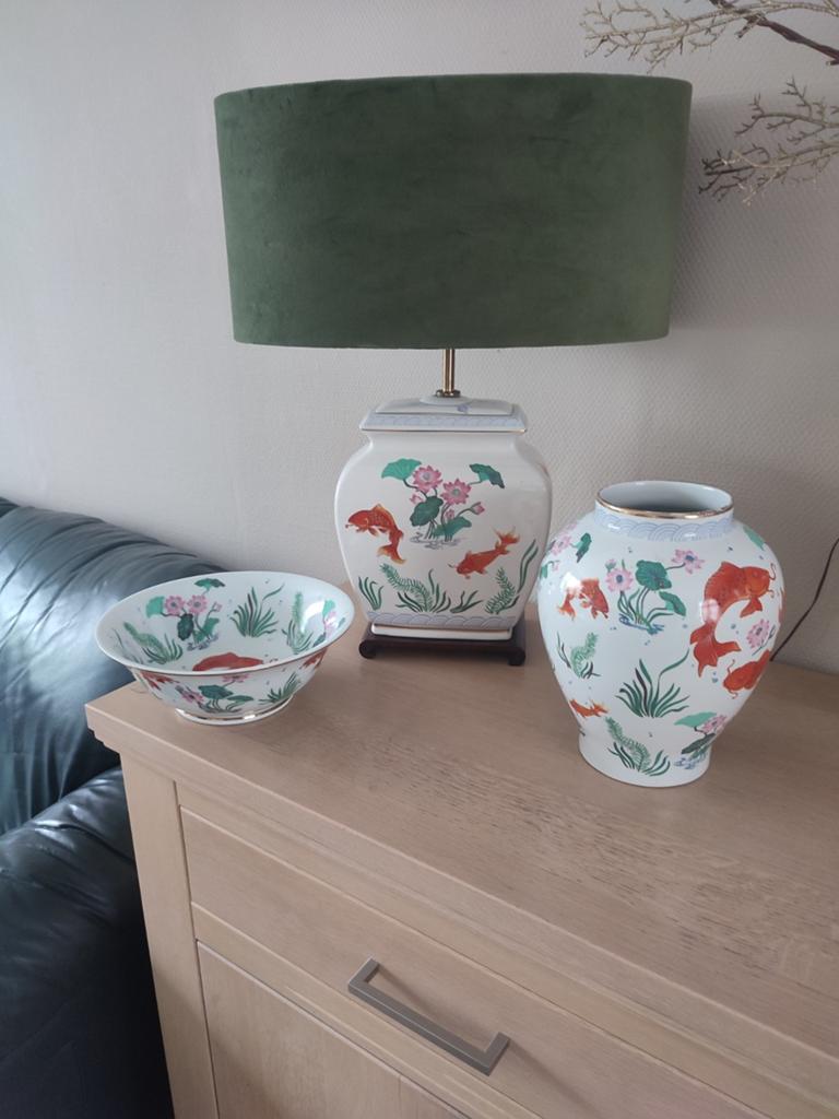 Franklin Mint 'The Bowl of the Golden Carp' set, Ophalen