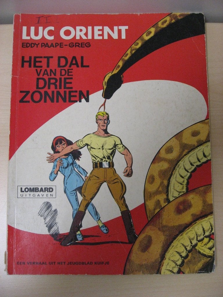 Luc Orient. Nr 1 Het dal van de drie Zonnen. 1972., Eén stripboek, Ophalen of Verzenden, Gelezen