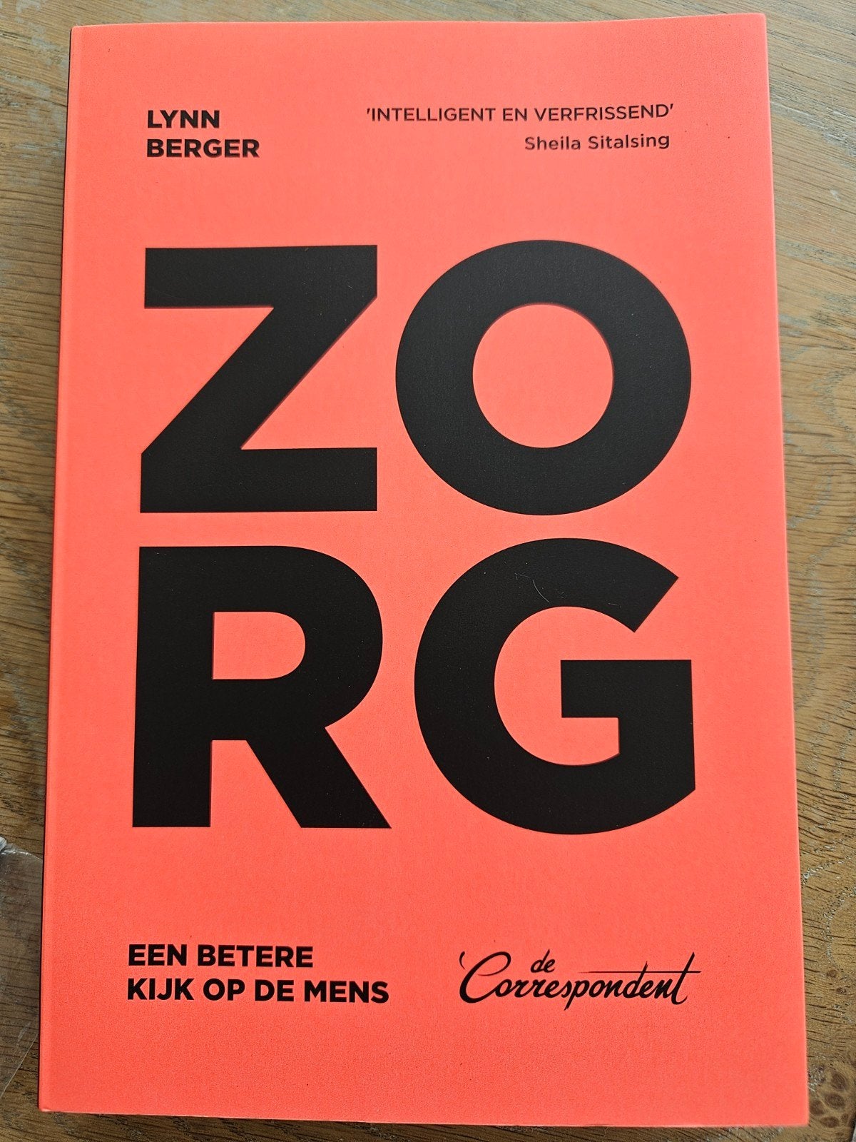 ZORG: Een betere kijk op de mens - Lynn Berger, Ophalen of Verzenden, Nieuw, Overige typen, Lynn Berger