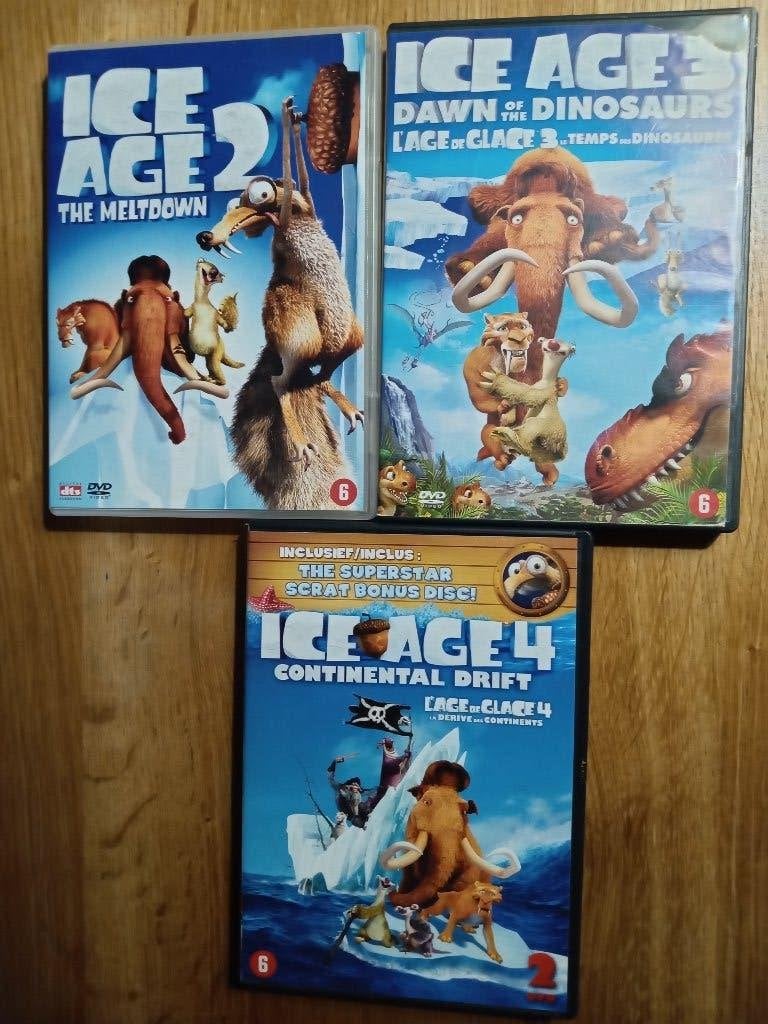 DVD's Ice Age (1), 2, 3 en 4, Alle leeftijden, Ophalen of Verzenden, Gebruikt, Amerikaans