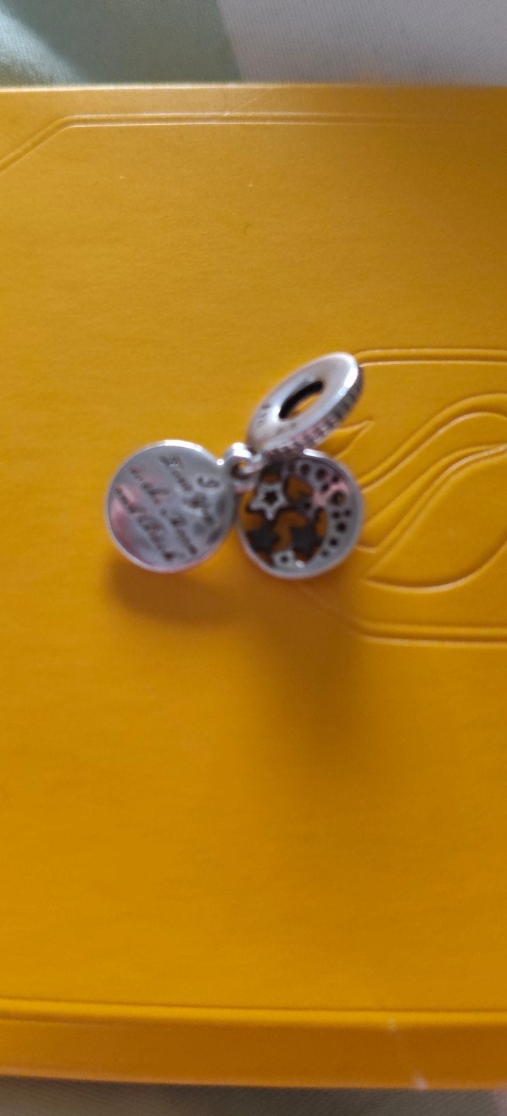 Pandora bedel zilver orgineel, Sieraden, Tassen en Uiterlijk, Bedels, Ophalen of Verzenden, Zo goed als nieuw, Zilver, Pandora