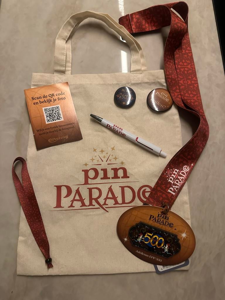 Efteling Pin Parade Goodie Bag, Ophalen of Verzenden, Nieuw, Overige typen