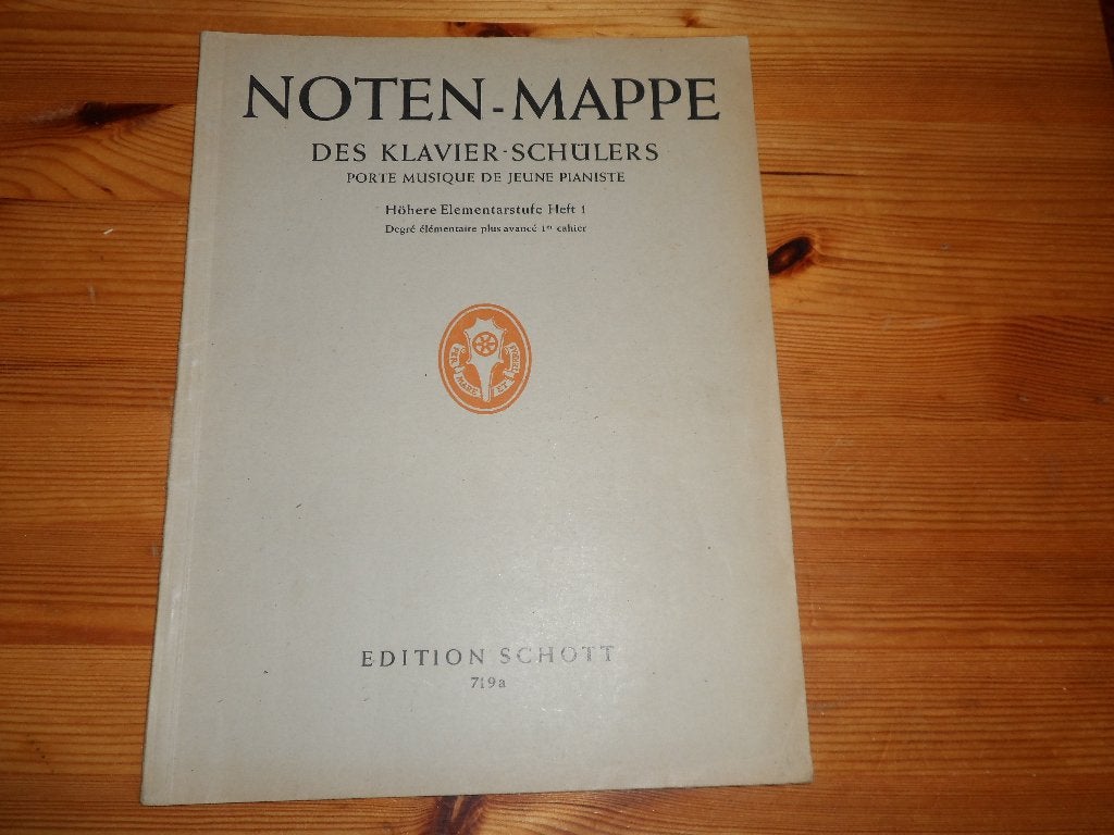 Noten mappe - des klavier schulers, Gebruikt, Klassiek, Ophalen of Verzenden, Artiest of Componist