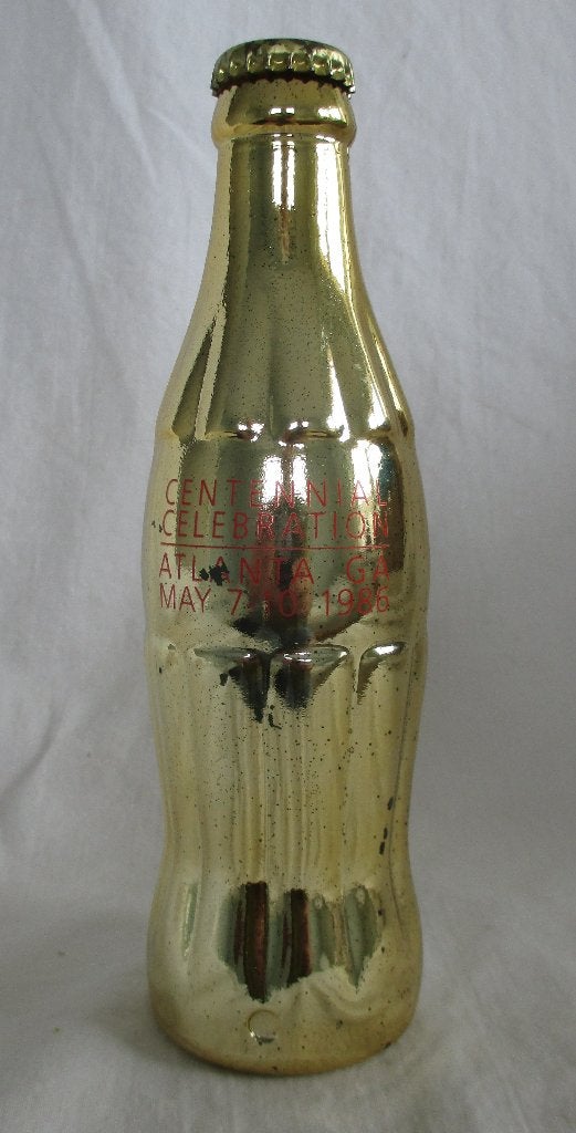 Coca-Cola flesje 1986 Centennial Gold bottle., Ophalen of Verzenden, Nieuw, Overige typen