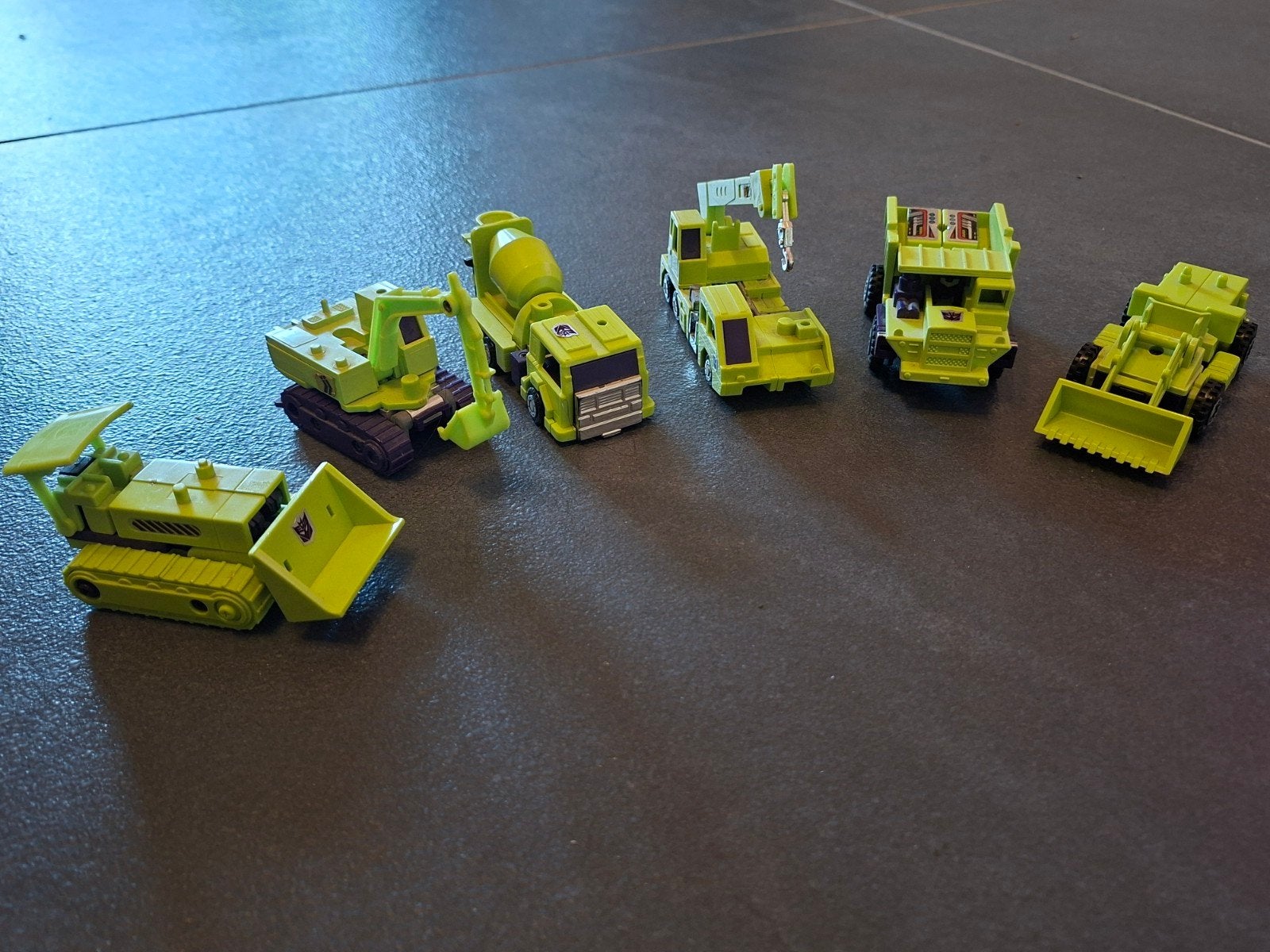 6x Hasbro Decepticons G1 Constructicons, Verzamelen, G1, Ophalen of Verzenden, Zo goed als nieuw, Decepticons