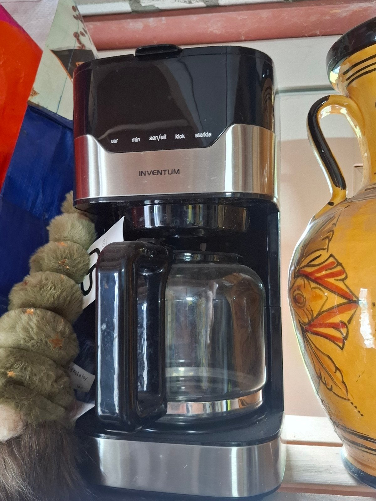 Inventum koffizetappraat zgan, Ophalen, Zo goed als nieuw, Koffiemachine