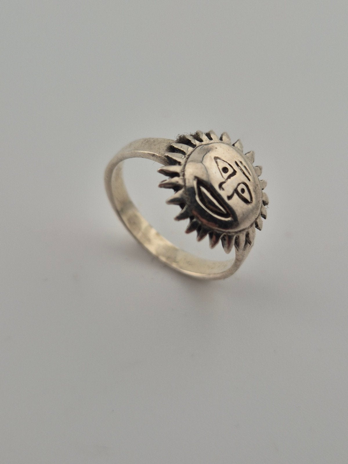 Leuke Vintage 925 Sterling Zilveren Ring, Verzenden, Kleiner dan 17, Dame, Zilver